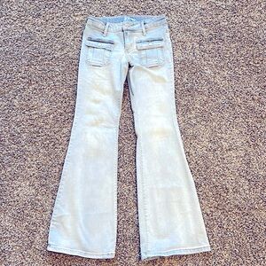 Girls Low Rise Flare Jeans Size 10